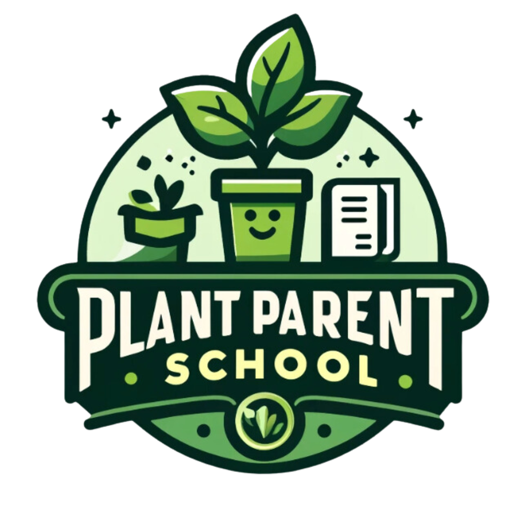 plant parent school logo - transparent background